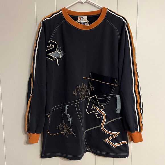 Vintage Raw Blue long sleeve shirt size XL‎ - Picture 1 of 3